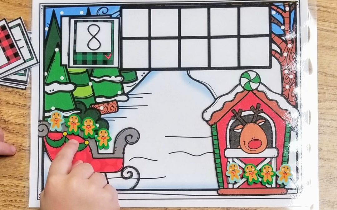 Our newest math center game!